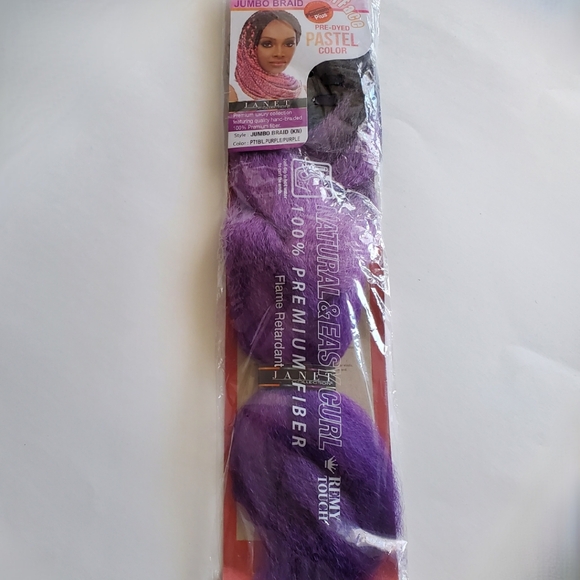 Janet Collection Purple Pre-dyed Braid Hair - Picture 2 of 2